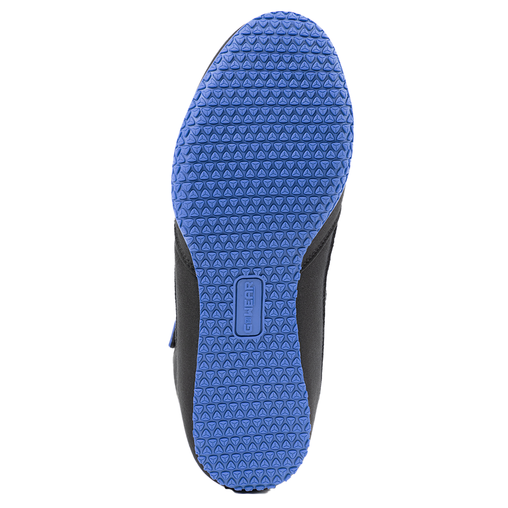 Классическая обувь Gwear Classic High Tops - Black/Blue от Gorilla Wear