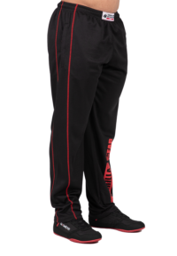 Штаны Wallace Mesh Pants - Black/Red от Gorilla Wear