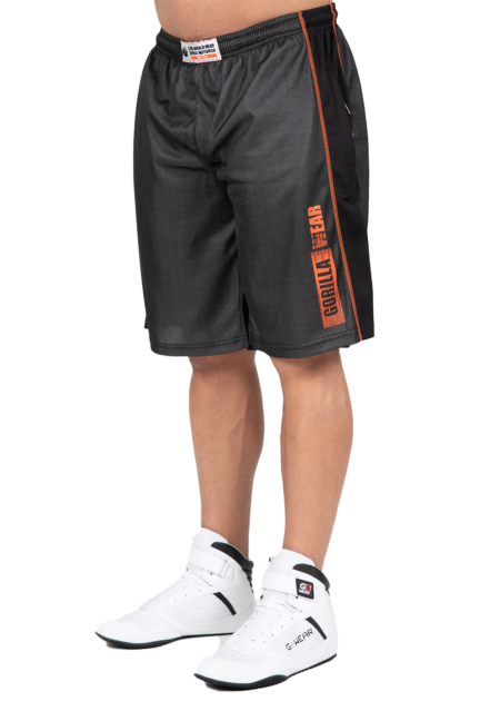 Шорты Wallace Mesh Shorts - Gray/Orange от Gorilla Wear