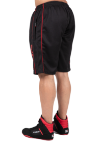 Шорты Wallace Mesh Shorts - Black/Red от Gorilla Wear