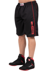 Шорты Wallace Mesh Shorts - Black/Red от Gorilla Wear