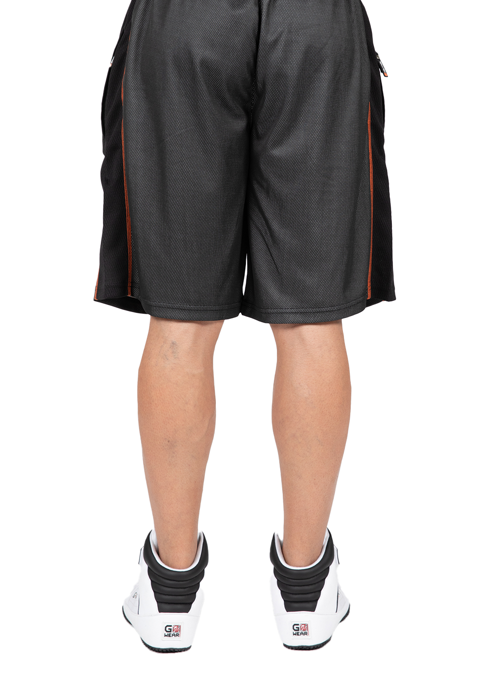 Шорты Wallace Mesh Shorts - Gray/Orange от Gorilla Wear