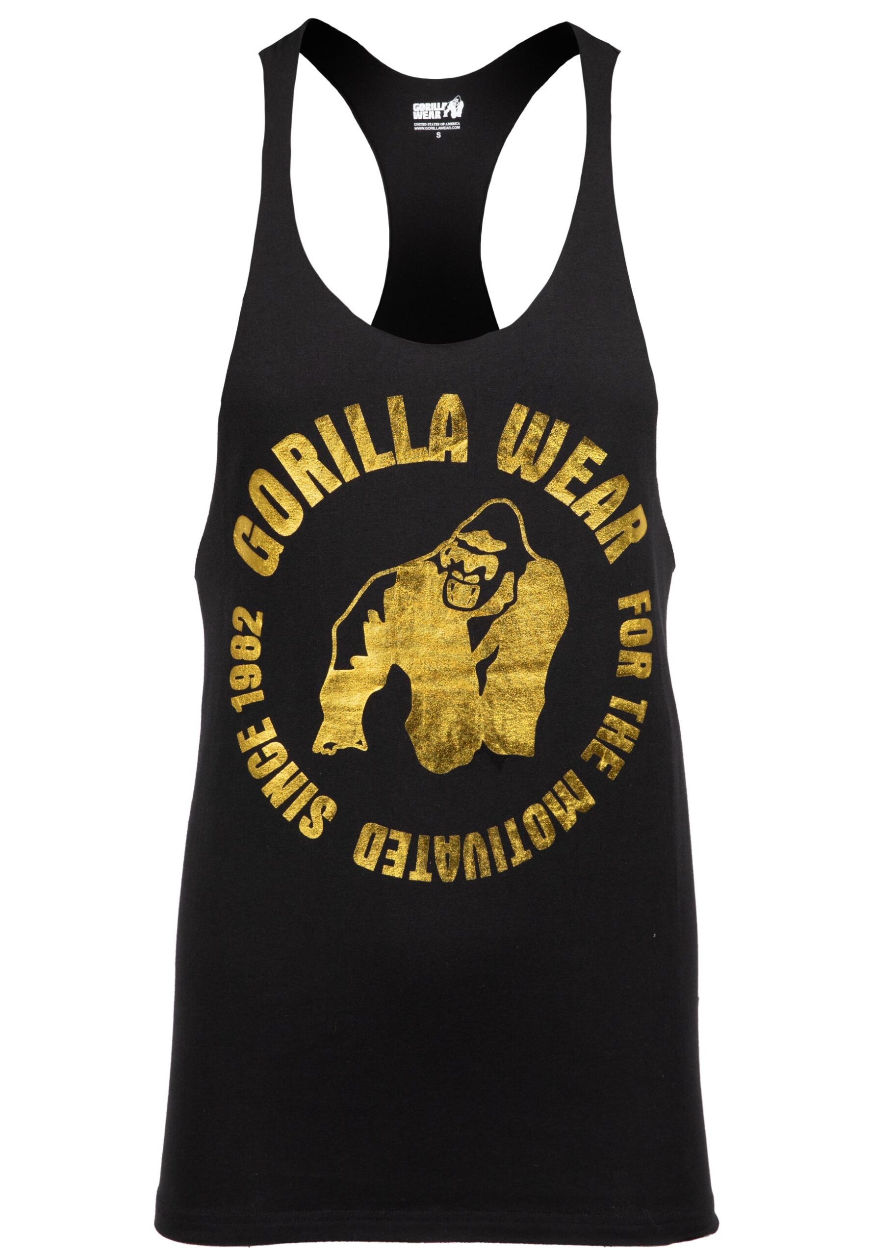 Спортивная майка Melrose Stringer Black Gold для мужчин