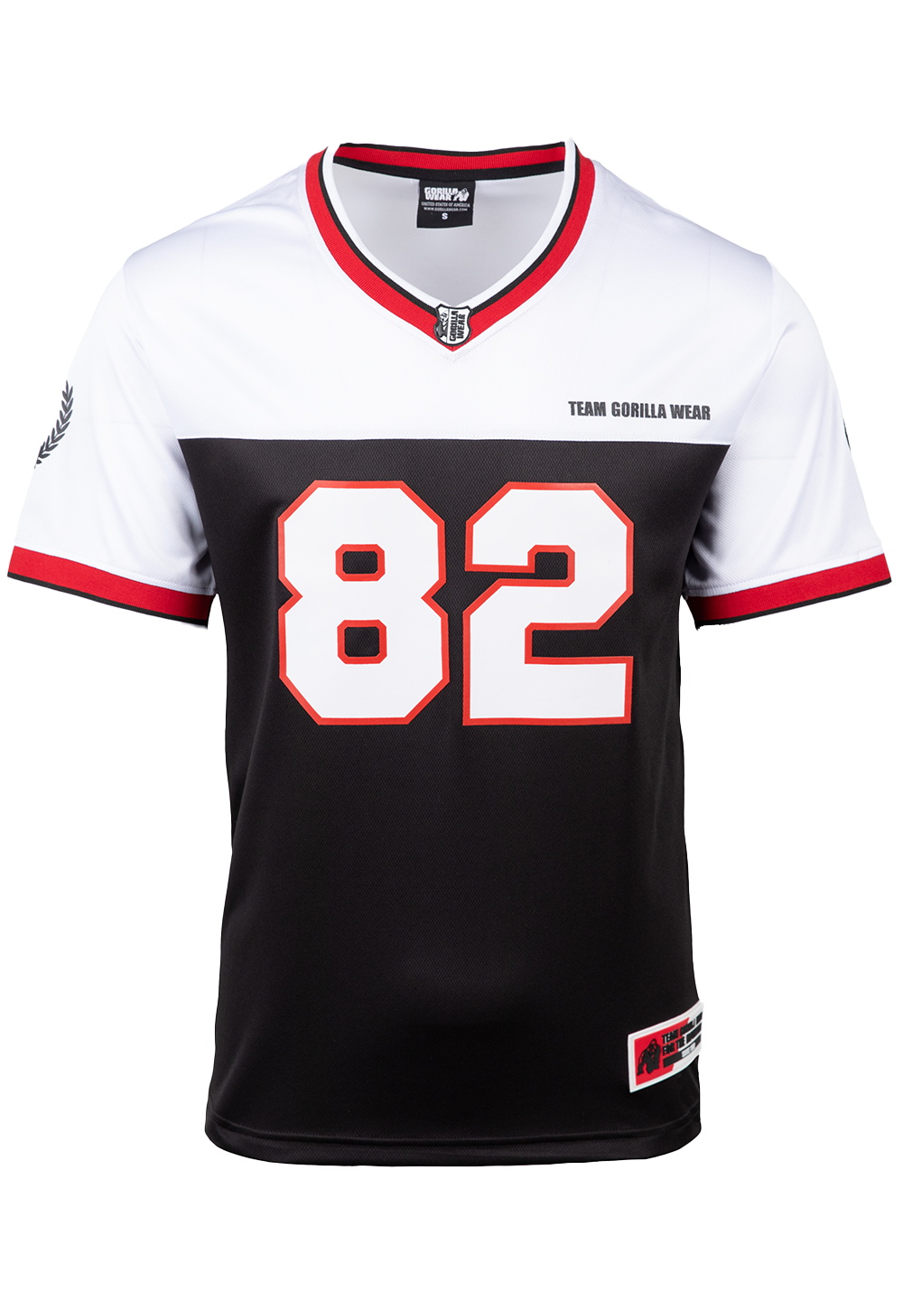 Футболка Trenton Football Jersey - Black/White от Gorilla Wear