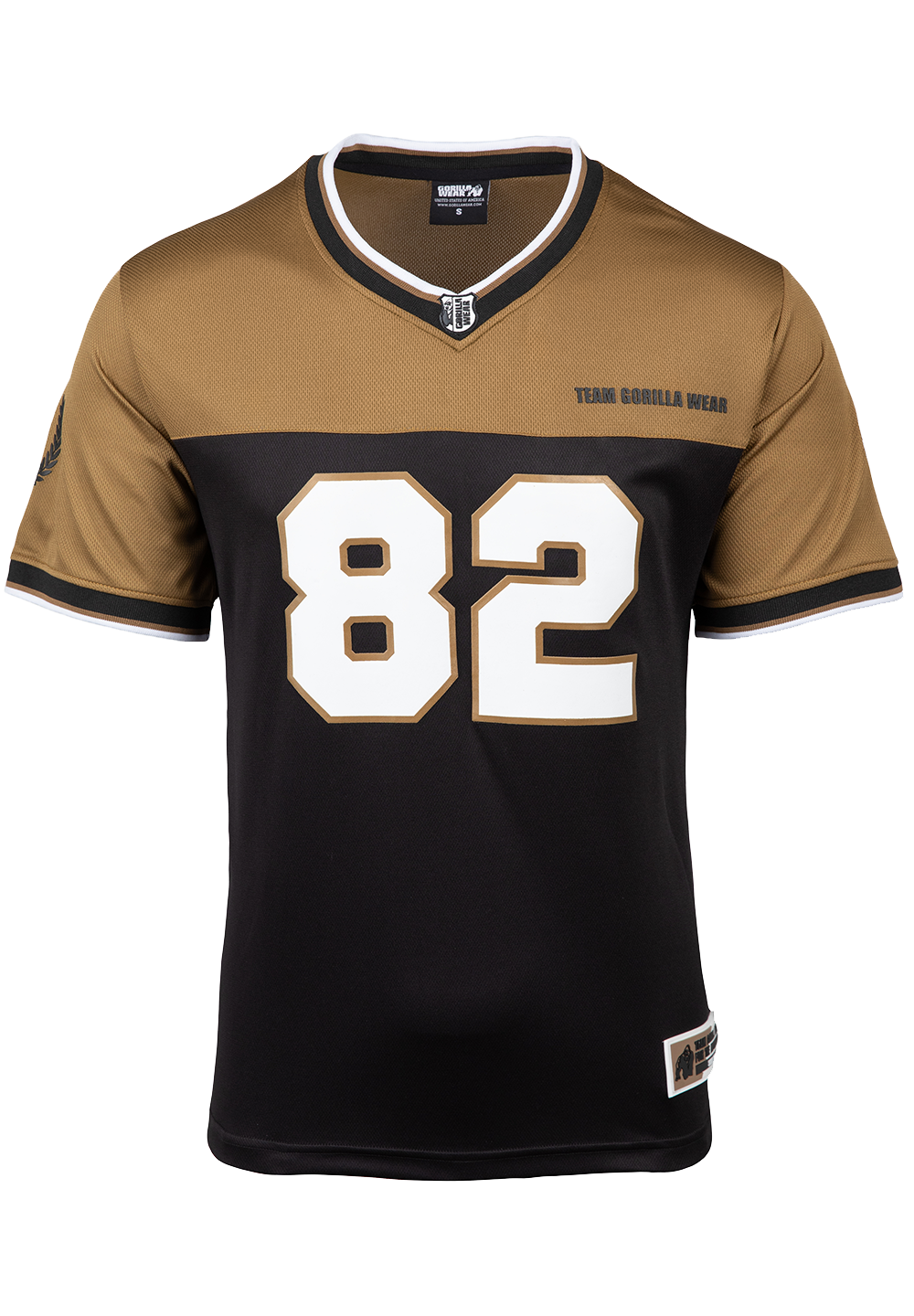 Футболка Trenton Football Jersey - Black/Gold от Gorilla Wear