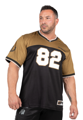Футболка Trenton Football Jersey - Black/Gold от Gorilla Wear
