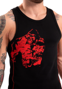 Майка Monterey Tank Top - Black/Red от Gorilla Wear