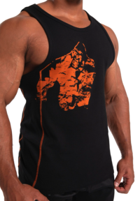 Майка Monterey Tank Top - Black/Orange от Gorilla Wear