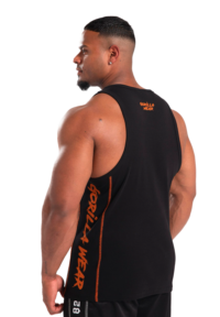 Майка Monterey Tank Top - Black/Orange от Gorilla Wear