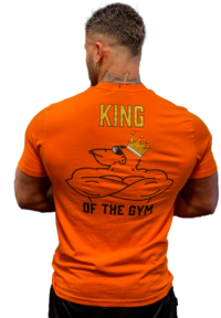 Лимитированная футболка King Of The Gym Limited T-Shirt - Orange от Gorilla Wear