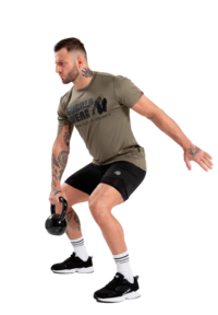 Зеленая футбол Classic Training T-Shirt - Army Green от Gorilla Wear