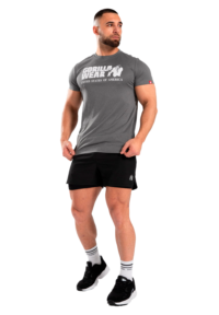 Серая футболка Classic Training T-Shirt - Gray Melange от Gorilla Wear