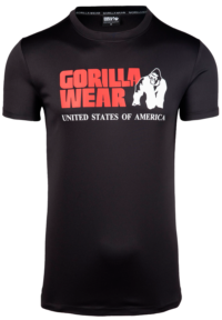 Черная футболка Classic Training T-Shirt - Black от Gorilla Wear