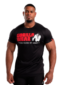 Черная футболка Classic Training T-Shirt - Black от Gorilla Wear