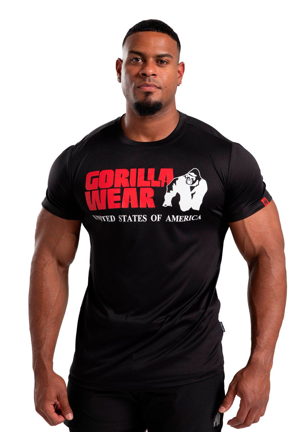 Черная футболка Classic Training T-Shirt - Black от Gorilla Wear