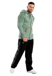 Толстовка Georgia Zipped Hoodie - Green от Gorilla Wear