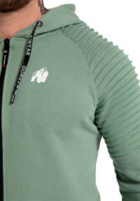 Толстовка Georgia Zipped Hoodie - Green от Gorilla Wear