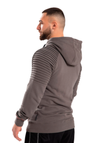 Толстовка Georgia Zipped Hoodie - Gray от Gorilla Wear