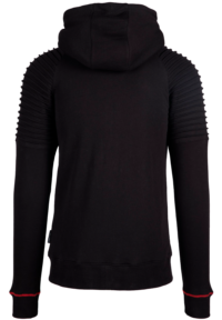 Спортивная толстовка Georgia Zipped Hoodie - Black от Gorilla Wear