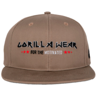 Коричневая бейсболка Wayne Snapback Cap - Brown от Gorilla Wear