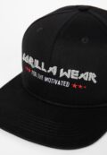 Wayne Snapback – Черная кепка с плоским козырьком