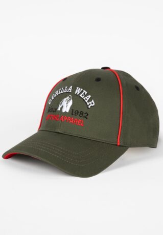 Зеленая бейсболка Lugo Cap - Army Green от Gorilla Wear