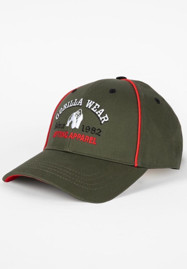 Зеленая бейсболка Lugo Cap - Army Green от Gorilla Wear