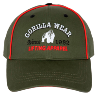 Зеленая бейсболка Lugo Cap - Army Green от Gorilla Wear