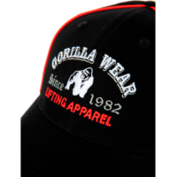 Черная бейсболка Lugo Cap - Black от Gorilla Wear