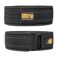 Силовой пояс Gorilla Wear 4 Inch Nylon Lifting Belt - Black/Gold от Gorilla Wear