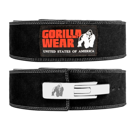 Силовой пояс Gorilla Wear 4 Inch Leather Lever Belt - Black от Gorilla Wear