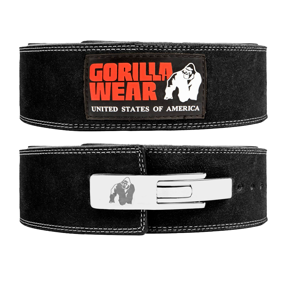 Силовой пояс Gorilla Wear 4 Inch Leather Lever Belt - Black от Gorilla Wear