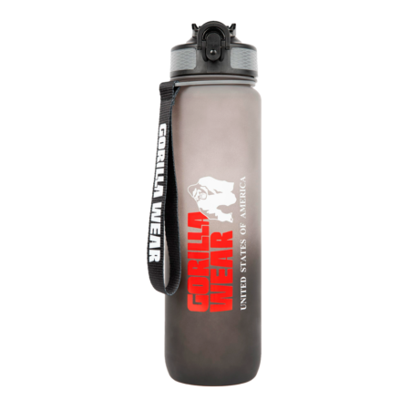 Бутылка для воды Gradient Water Bottle 1000ML - Black/Gray от Gorilla Wear