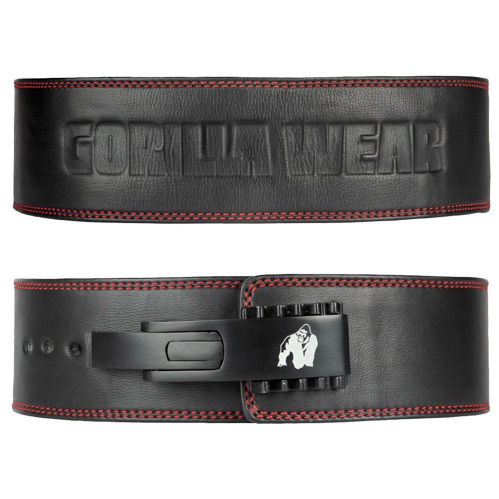 Силовой пояс Gorilla Wear 4 Inch Premium Leather Lever Belt - Black от Gorilla Wear