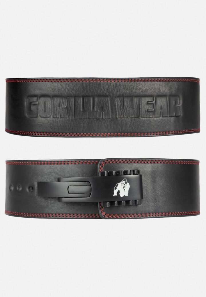Силовой пояс Gorilla Wear 4 Inch Premium Leather Lever Belt - Black от Gorilla Wear