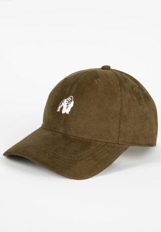 Кепка Cody Suede Cap – Army Green на модели