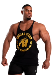 Майка Melrose Stringer - Black/Gold от Gorilla Wear