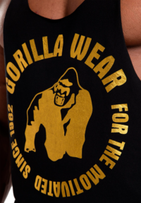 Майка Melrose Stringer - Black/Gold от Gorilla Wear