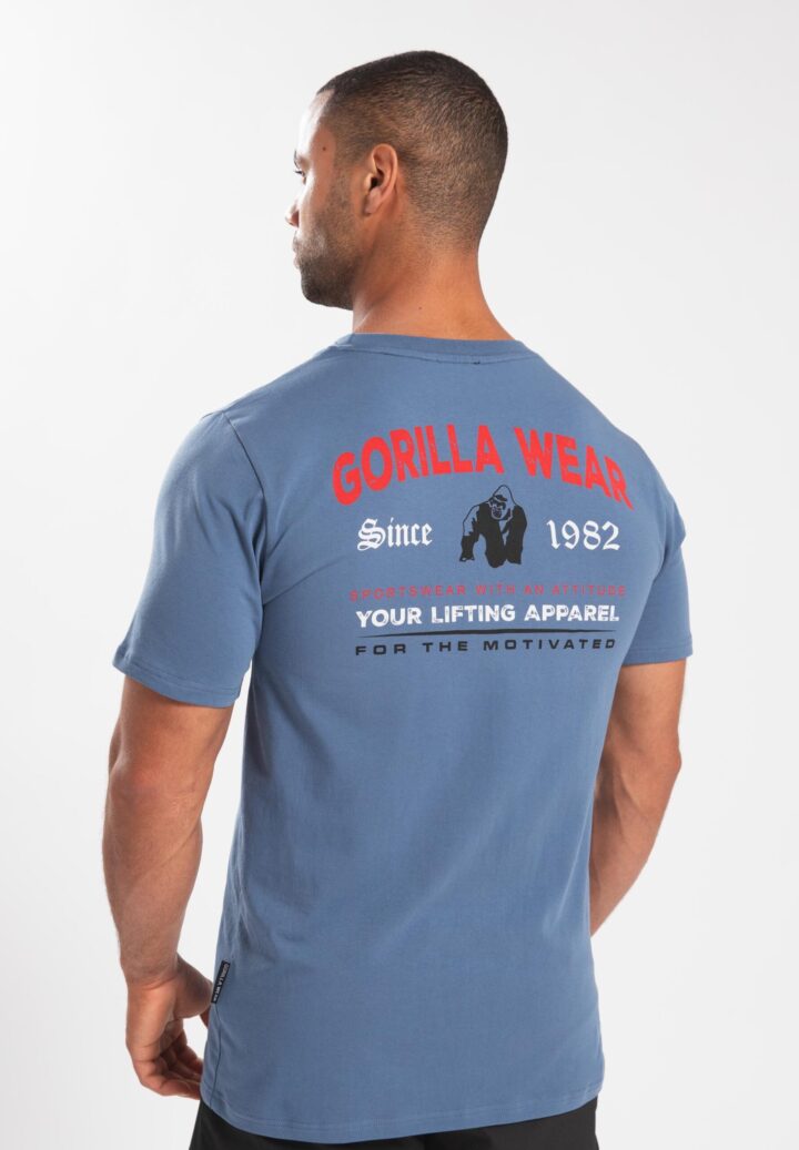Футболка Warren T-Shirt Серо-голубой для активного отдыха