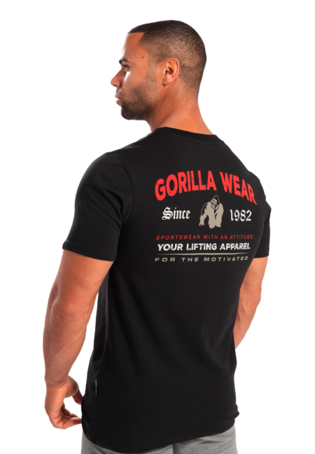 Футболка Warren T-Shirt - Black от Gorilla Wear