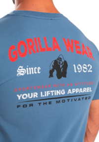 Футболка Warren T-Shirt - Coronet Blue от Gorilla Wear