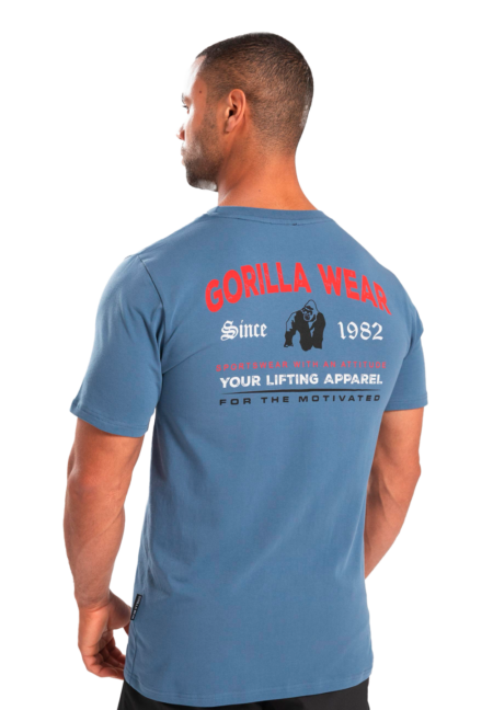 Футболка Warren T-Shirt - Coronet Blue от Gorilla Wear