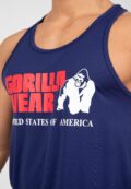 Темно-синяя спортивная майка Gorilla Wear для тренировок