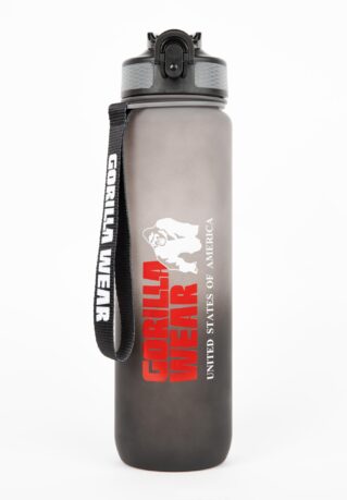 Бутылка для воды Gradient Water Bottle 1000ML - Black/Gray от Gorilla Wear