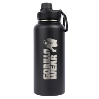 Термобутылка Steel Water Bottle 1000ML - Black от Gorilla Wear