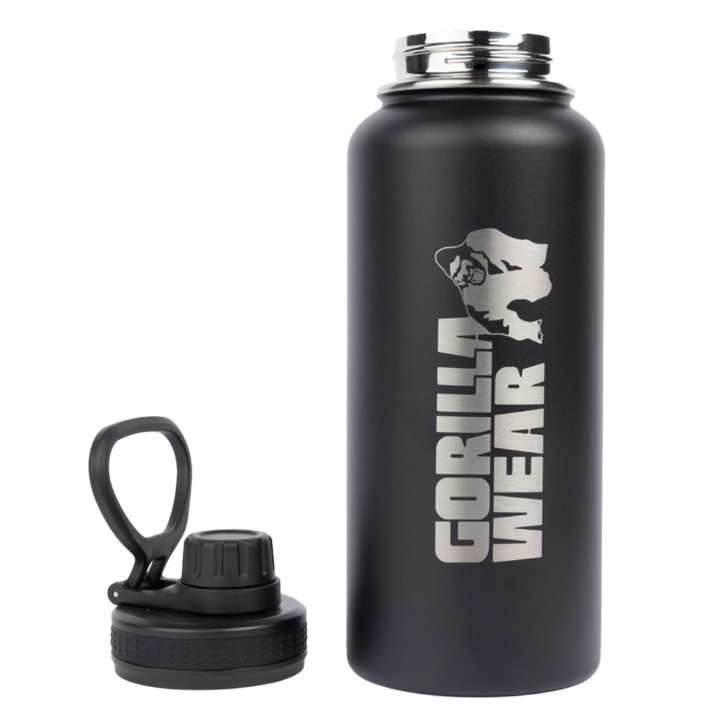 Термобутылка Steel Water Bottle 1000ML - Black от Gorilla Wear