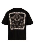 Футболка Gorilla Wear Philip черная на модели