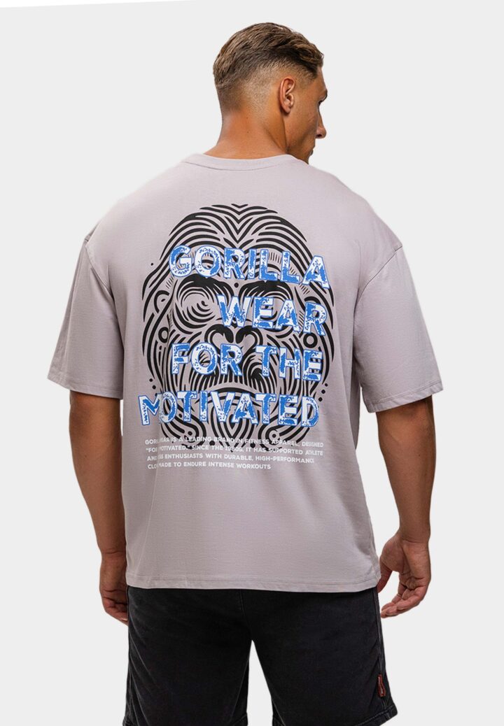 Мужская футболка Macon Gorilla Wear – Светло-серая
