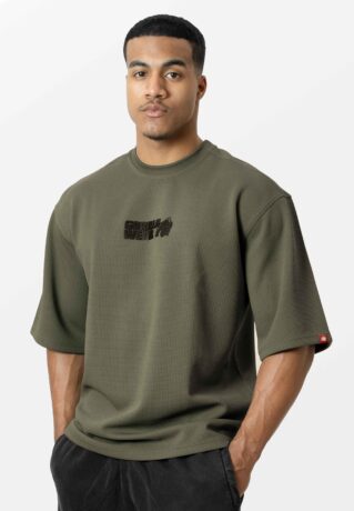 Зеленая футболка Idaho Oversized для фитнеса