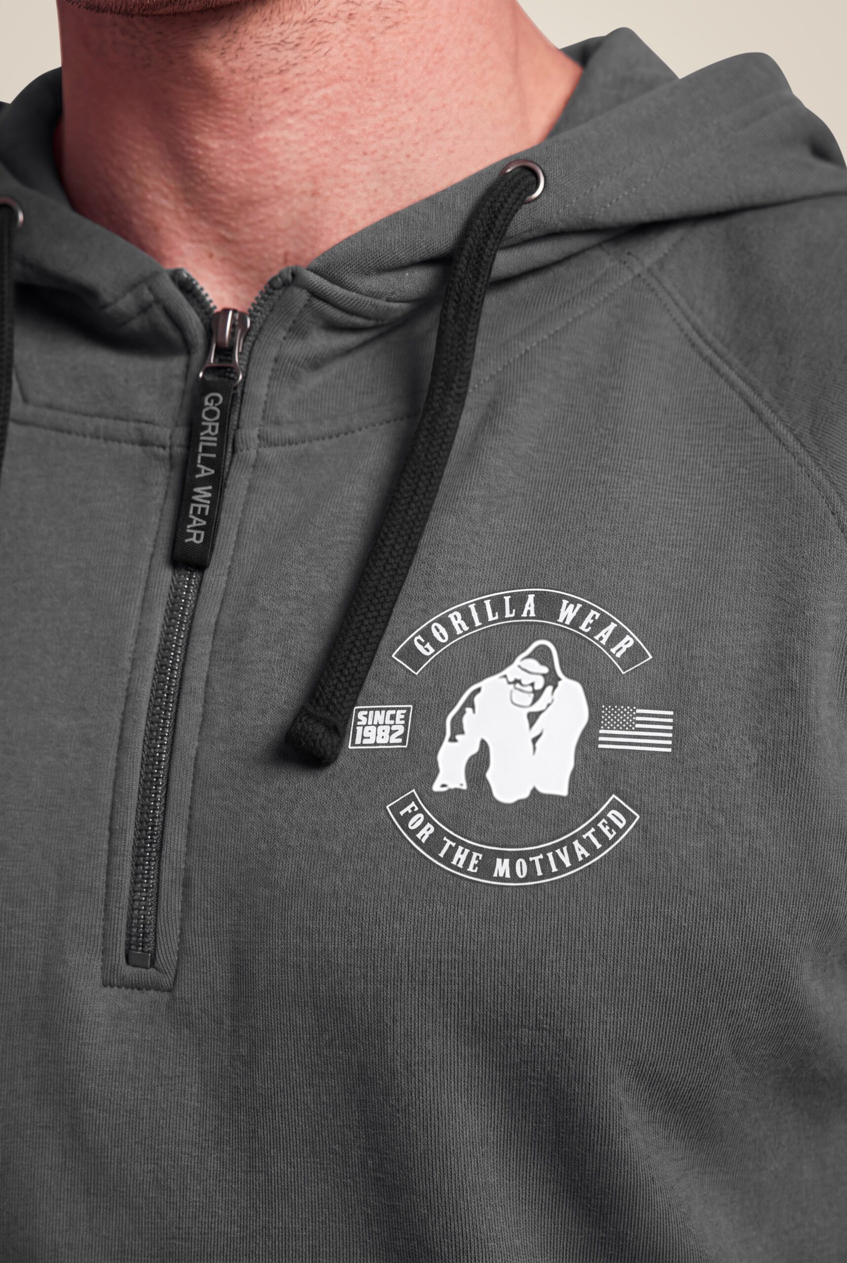 Детали капюшона и молнии Gorilla Wear Huntley